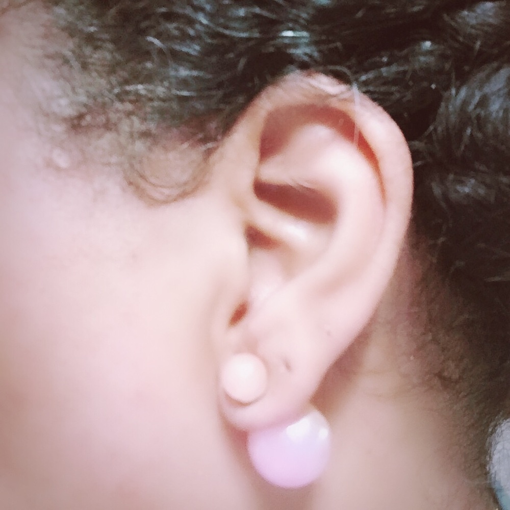 Double ball earrings